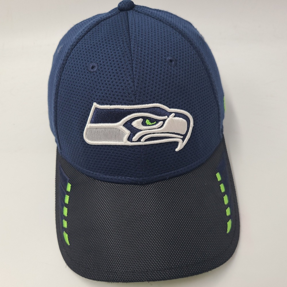 Seattle Seahawks Hat Adjustable New Era 9Forty Blue Black Green NFL Football Men